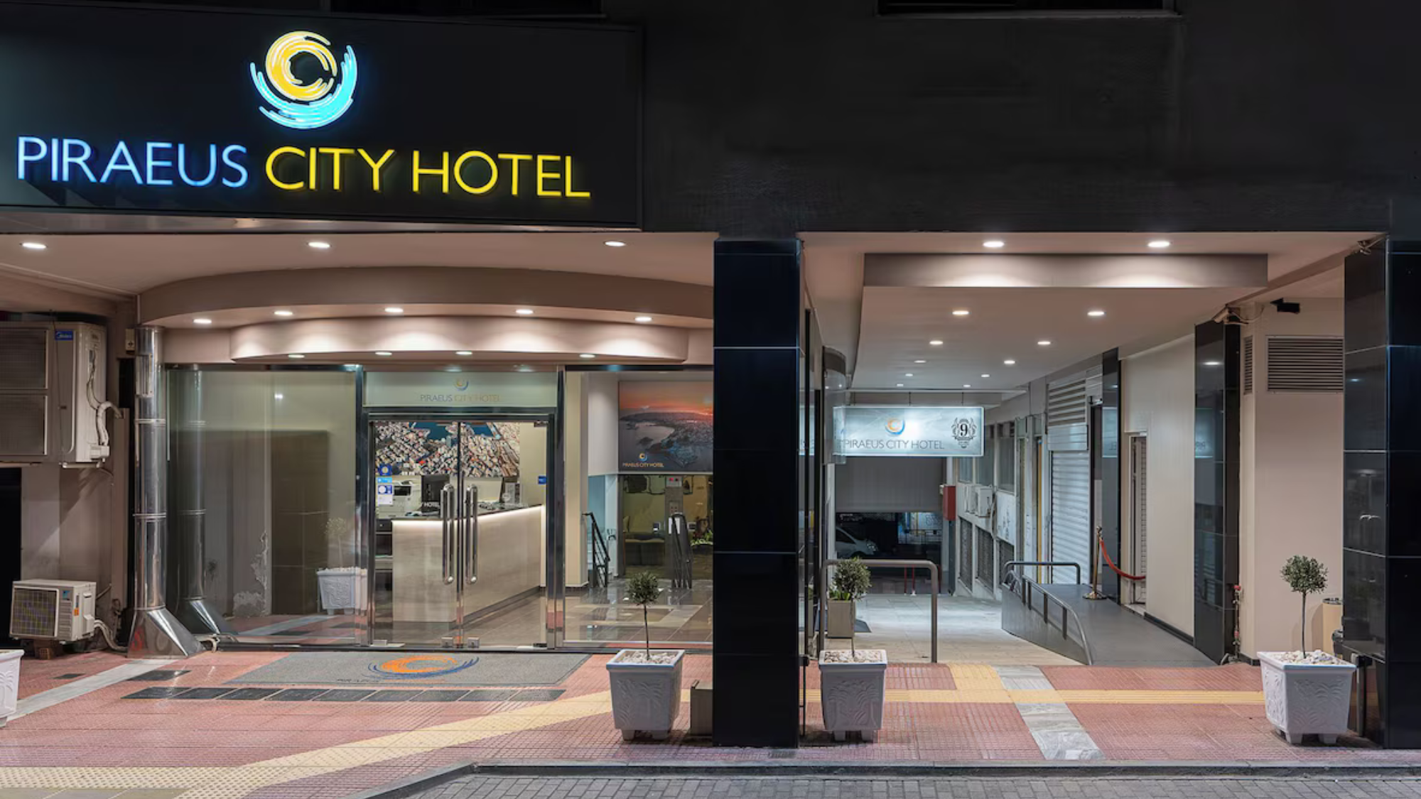 Piraeus City Hotel exterior near the port