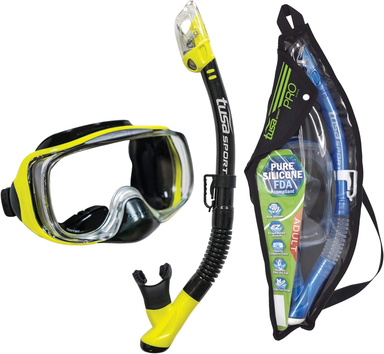 Dry-Top Snorkel Set