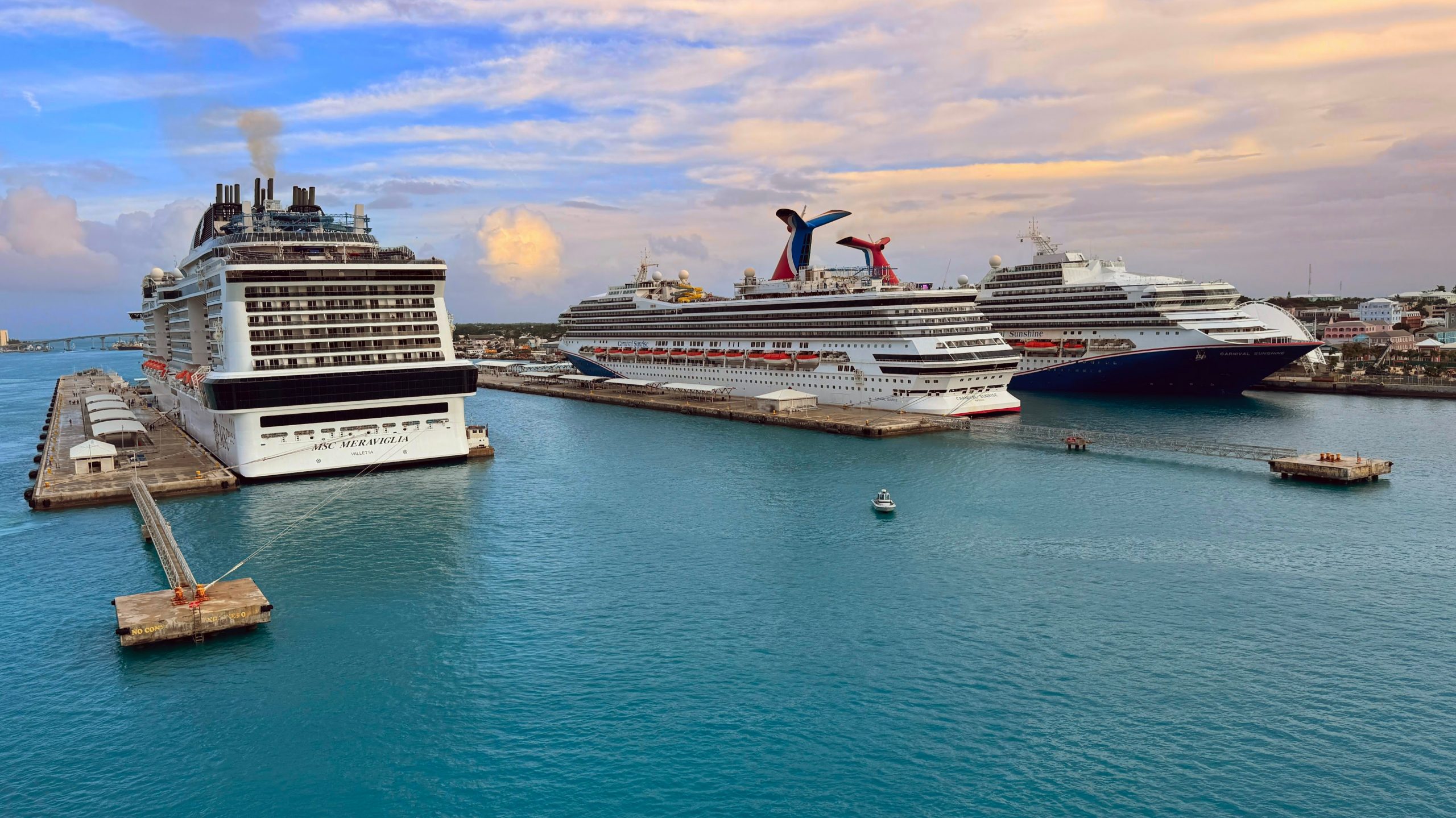 Nassau Cruise Port Cruise ships moored at Nassaue Cruise Port