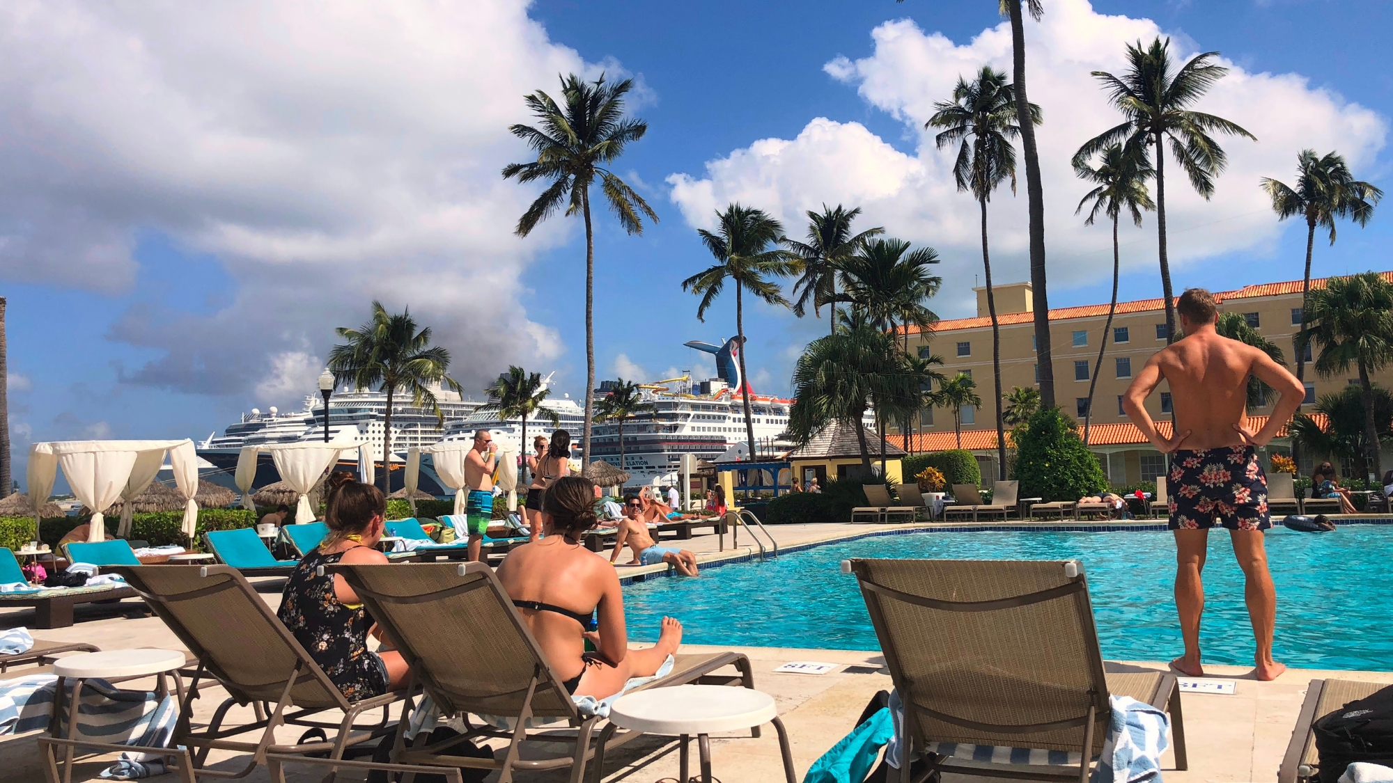 British Colonial Hotel Poolside British Colonial Hotel