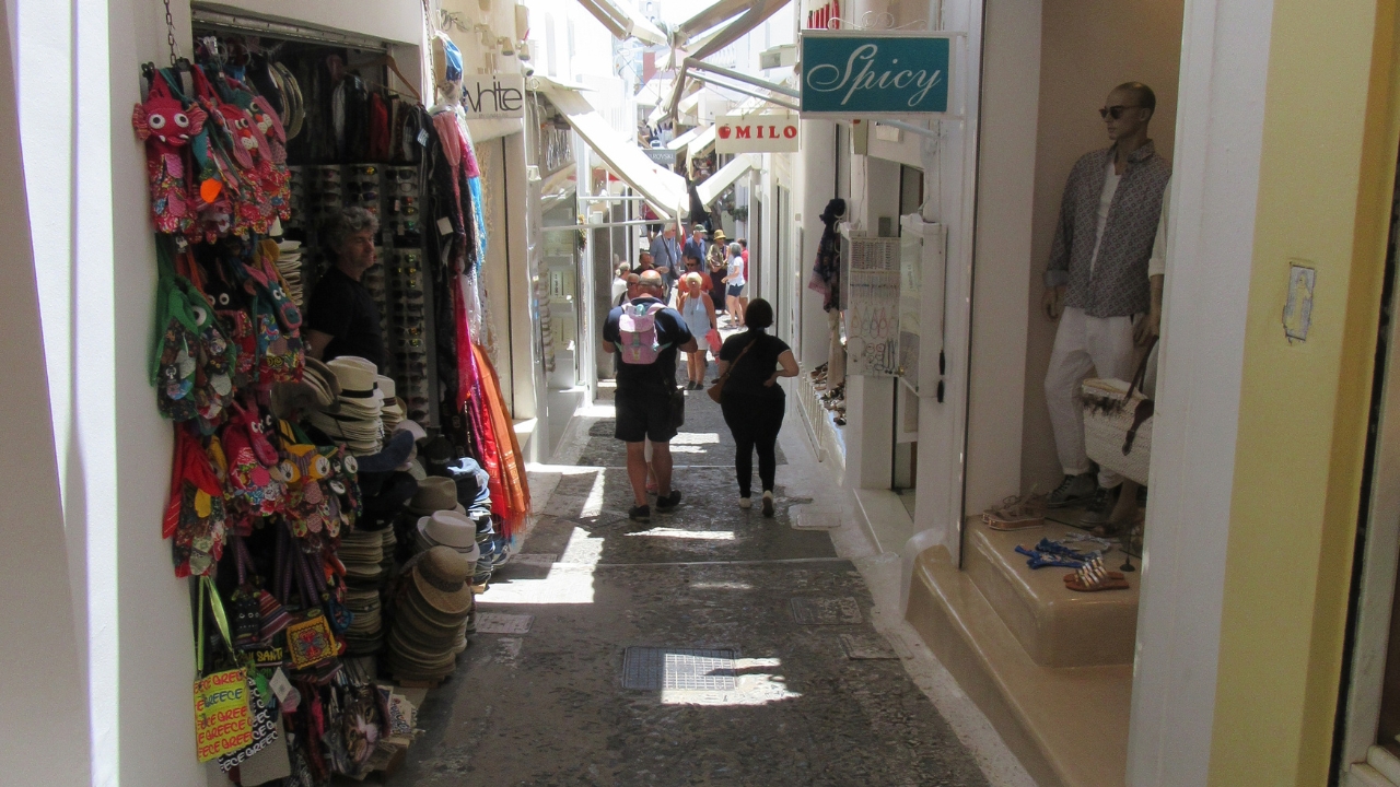 Street view, Fira, Santorini