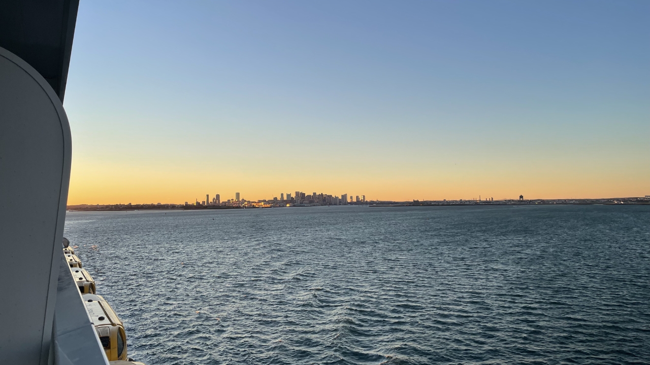 Sail out of boston harbor